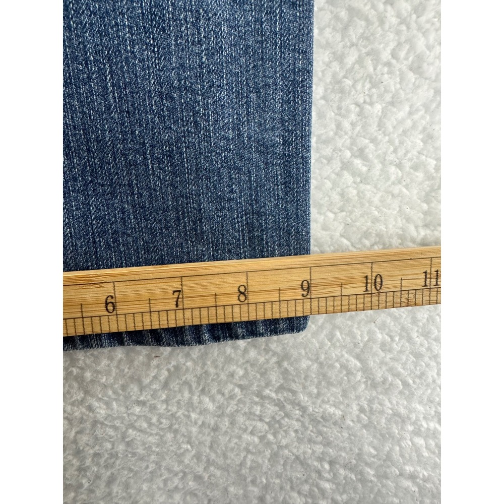 Lands End Womens Jeans Size 6 Original Fit Modern Waist Boot Leg Blue Denim - Picture 10 of 11
